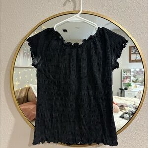 Old Navy Black Short Sleeve Top